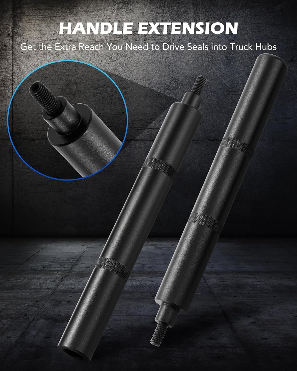 Truck Hub Seal Installer Kit, Heavy Duty Seal Drivers Compatible