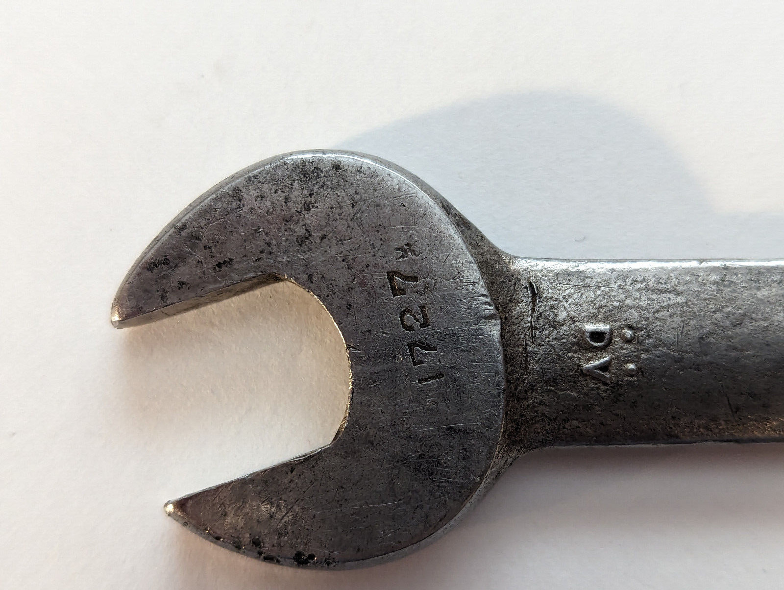 Vintage Bonney open end Wrench 9/16” 5/8” # 1727 Chrome Vanadium USA