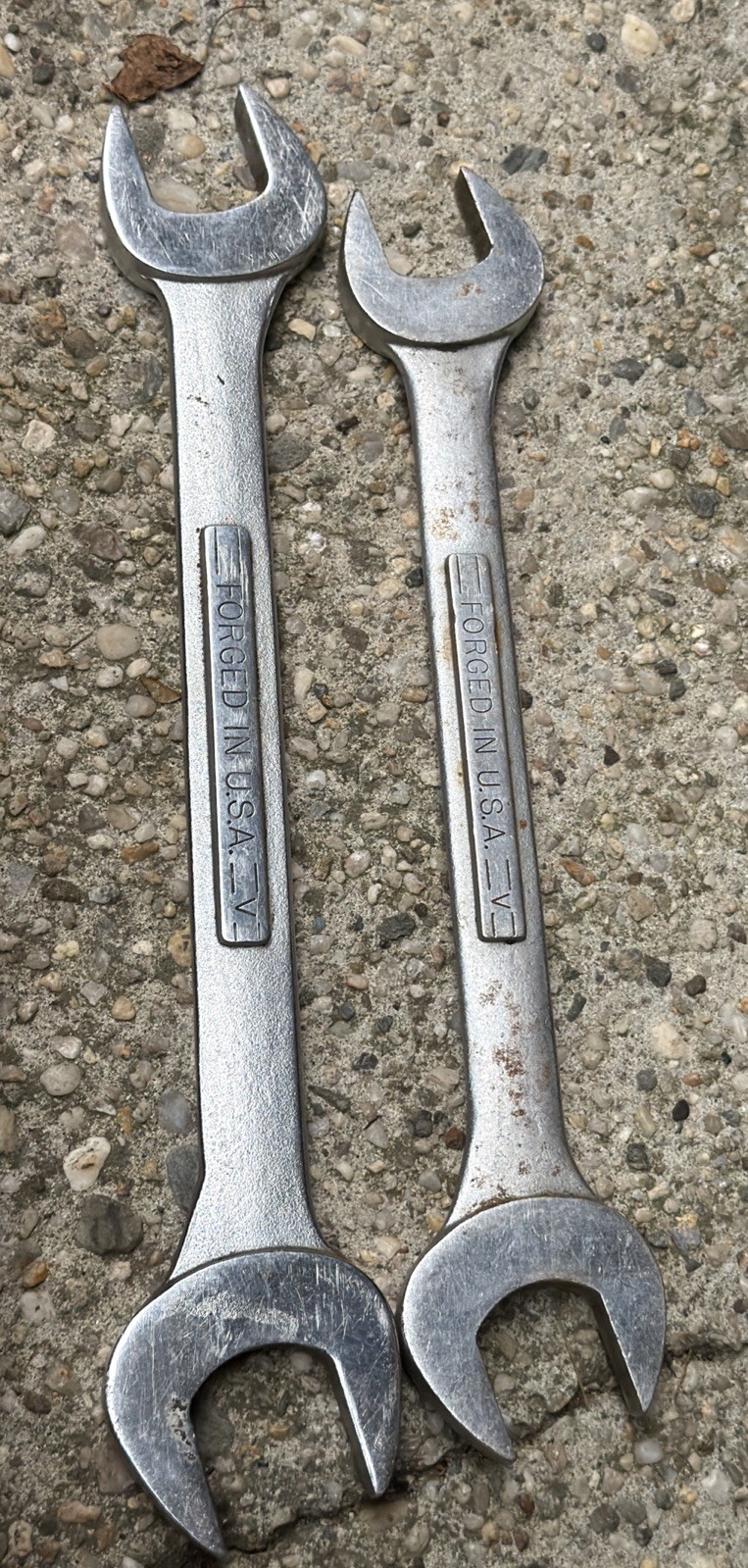 Lot Of 2 Craftsman Jumbo Double Open End Wrench 1-1/4 1-5/16 1-3/8 1-7/16 Large