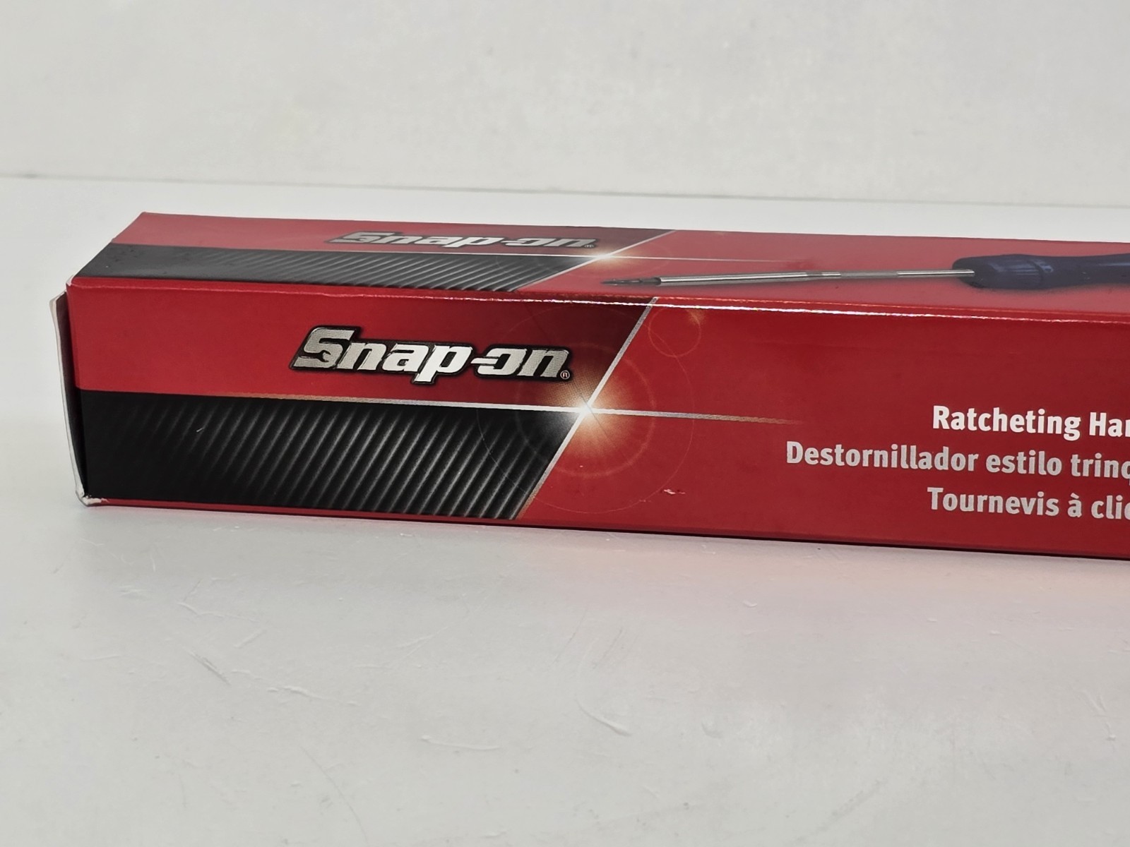 NEW! Snap-on Tools USA POWER BLUE Hard Handle Ratcheting Screwdriver SSDMR4BMB