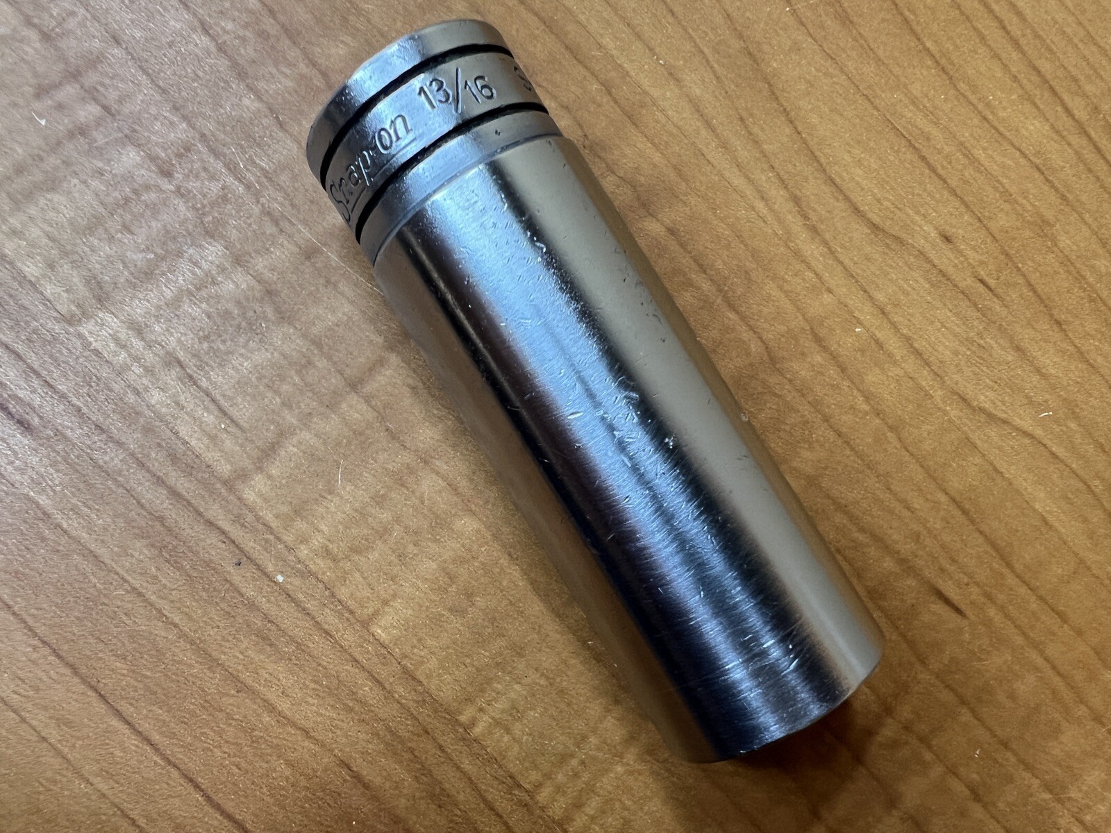 Snap-on Tools USA 1/2″ Drive, 13/16″ Deep 12pt SAE Chrome Socket S-261