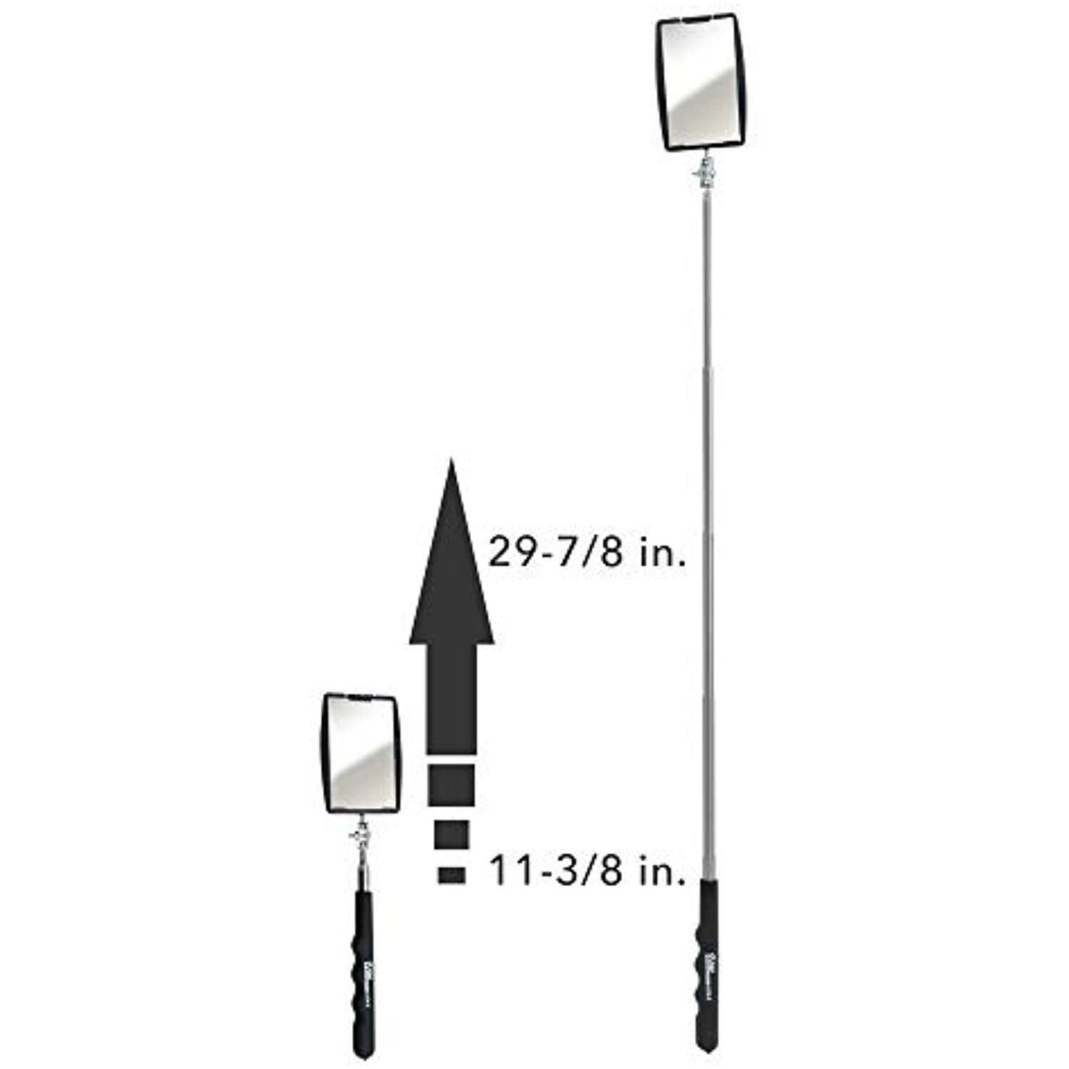 Ullman Devices HTK-2 Rectangular Inspection Mirror – Swivel Free Telescopic