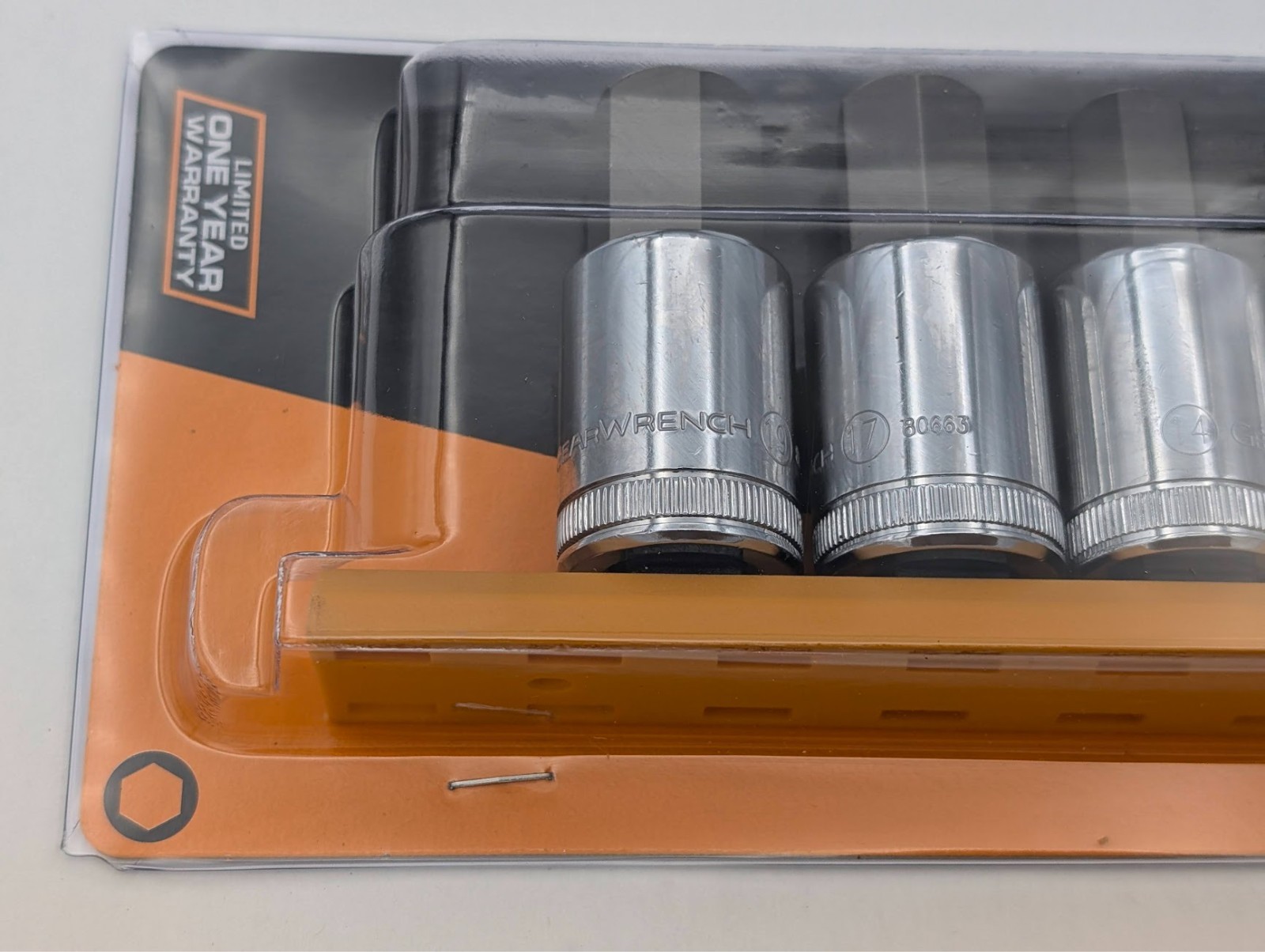 GearWrench 7 Pc 1/2″ Drive Hex Bit Metric Socket Set 6, 8, 10, 12, 14, 17 & 19mm