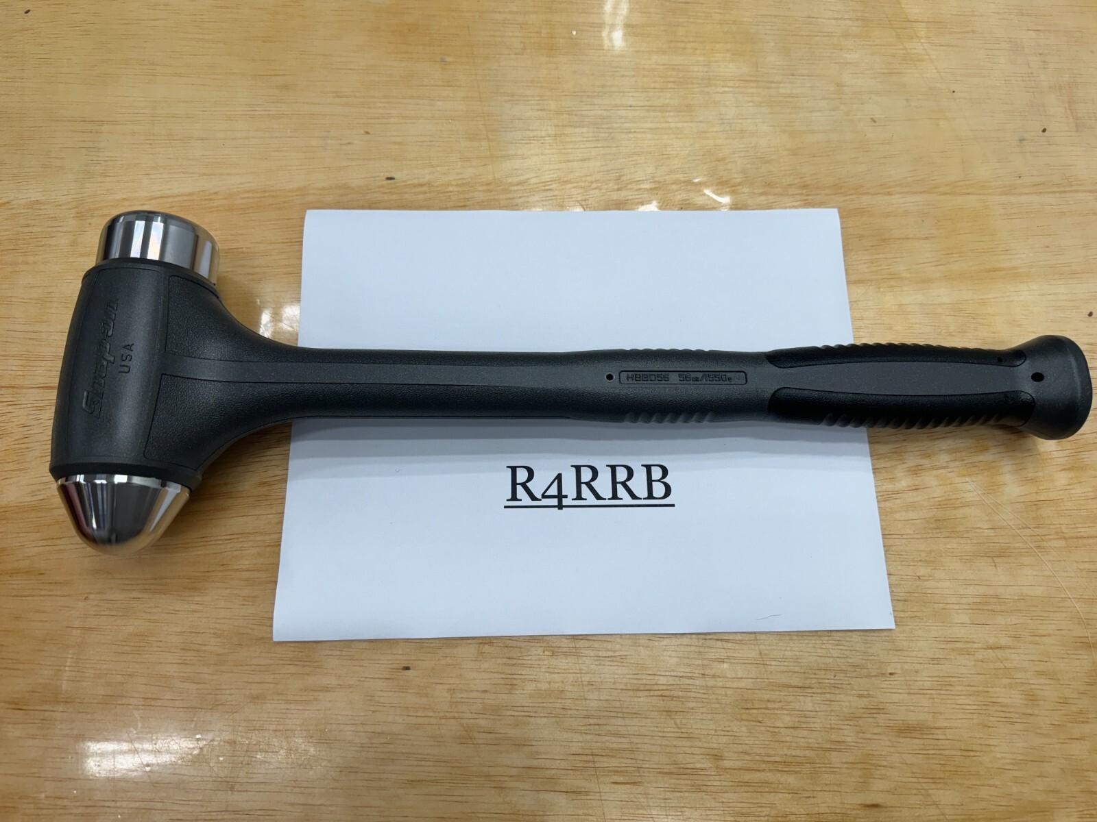 Snap-on Tools NEW DARK TITANIUM 56oz / 1550g Soft Grip Dead Blow Hammer HBBD56DT