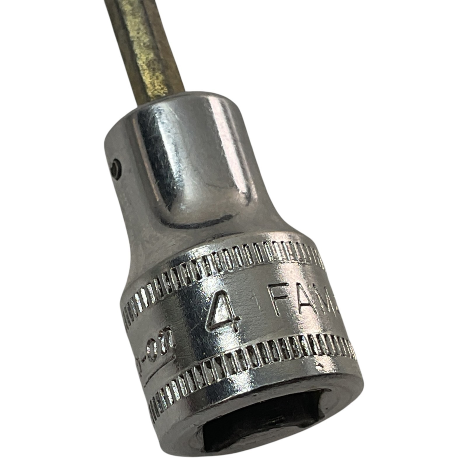 Snap-on Hex Bit Socket 4mm 6 Point 3/8″ Drive FAM4A Sold As Pictured Mechanic
