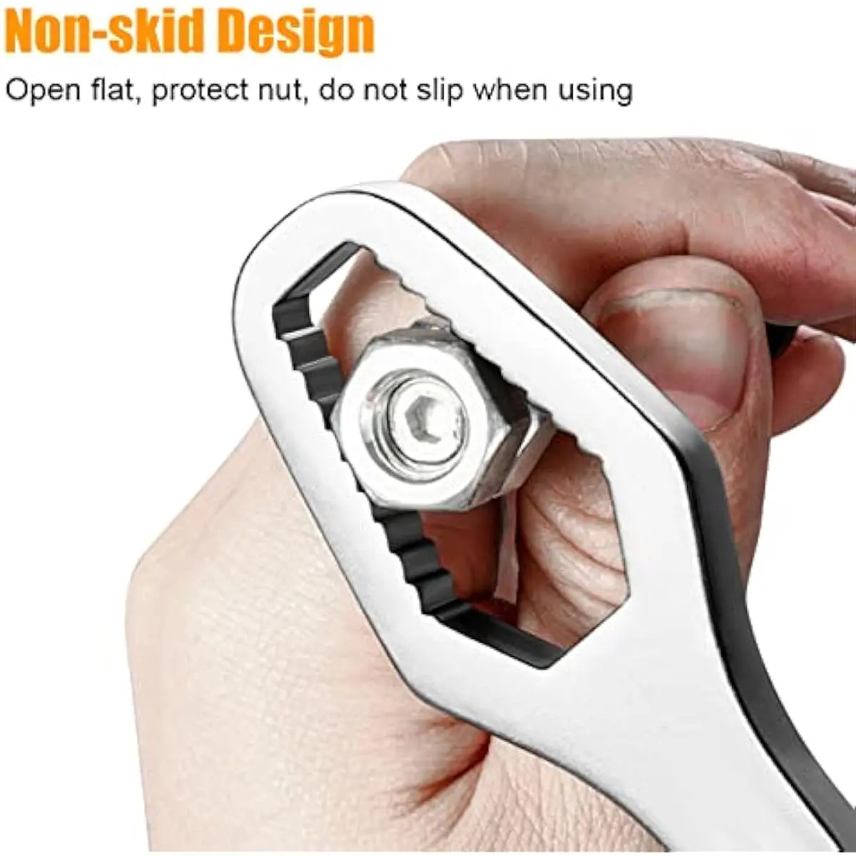 Non Slip Self Tightening Torx Wrench Double Head For 8-22mm Bolts Repair Tool