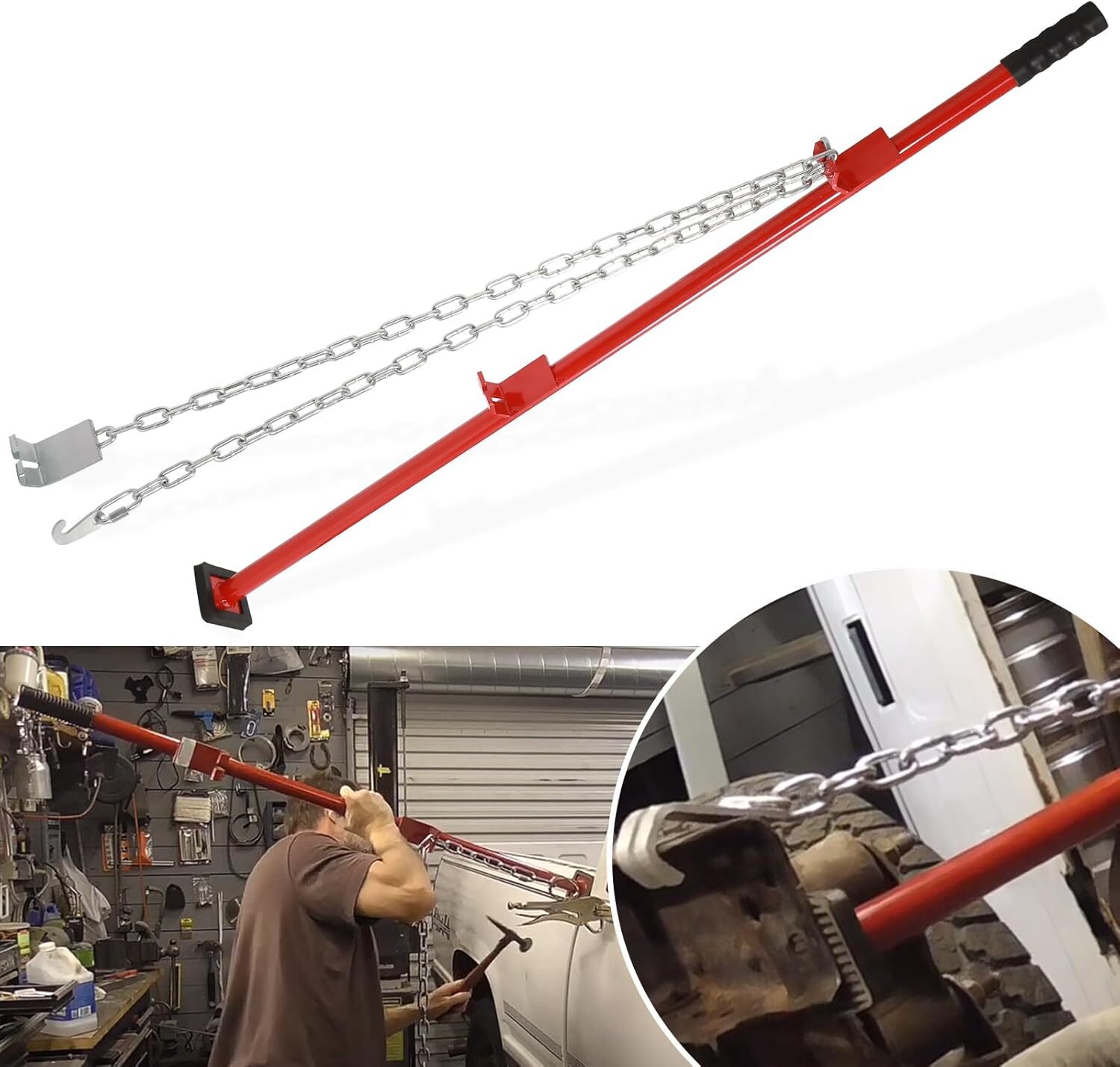 77175 PULLING STICK TOOL FOR CAR REPAIR 52″ AUTO BODY PULLER ALIGNMENT BAR