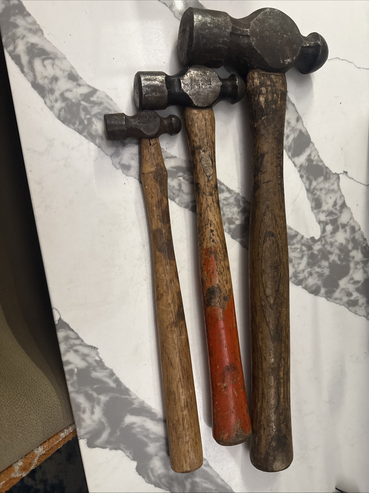 Vintage Blue Point Snap On Tools BP40B, BP12B, Bp4b 40,12, 4 Oz Ball Peen Hammer