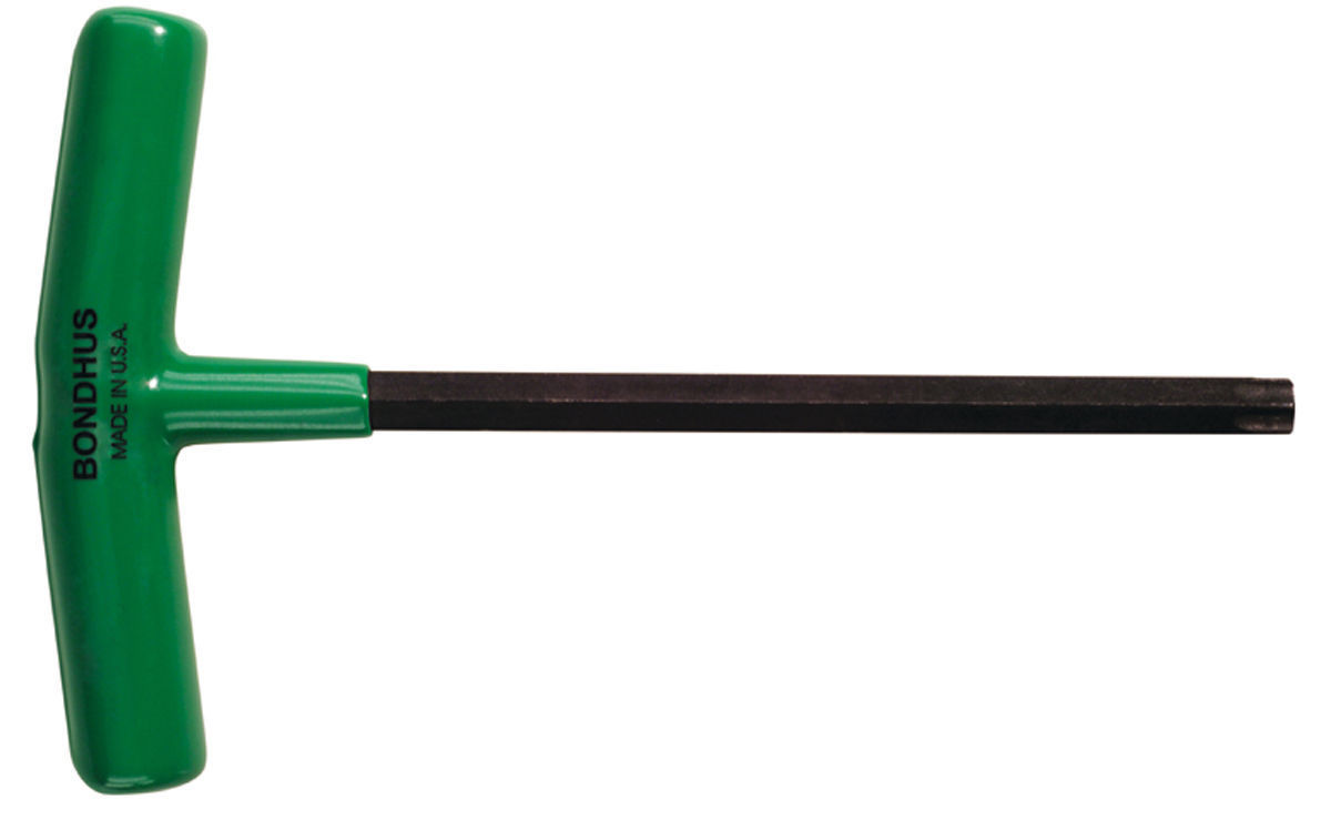 T40 Torx Prohold Tip T-Handle Wrench 7.9″ Long Bondhus USA 74040