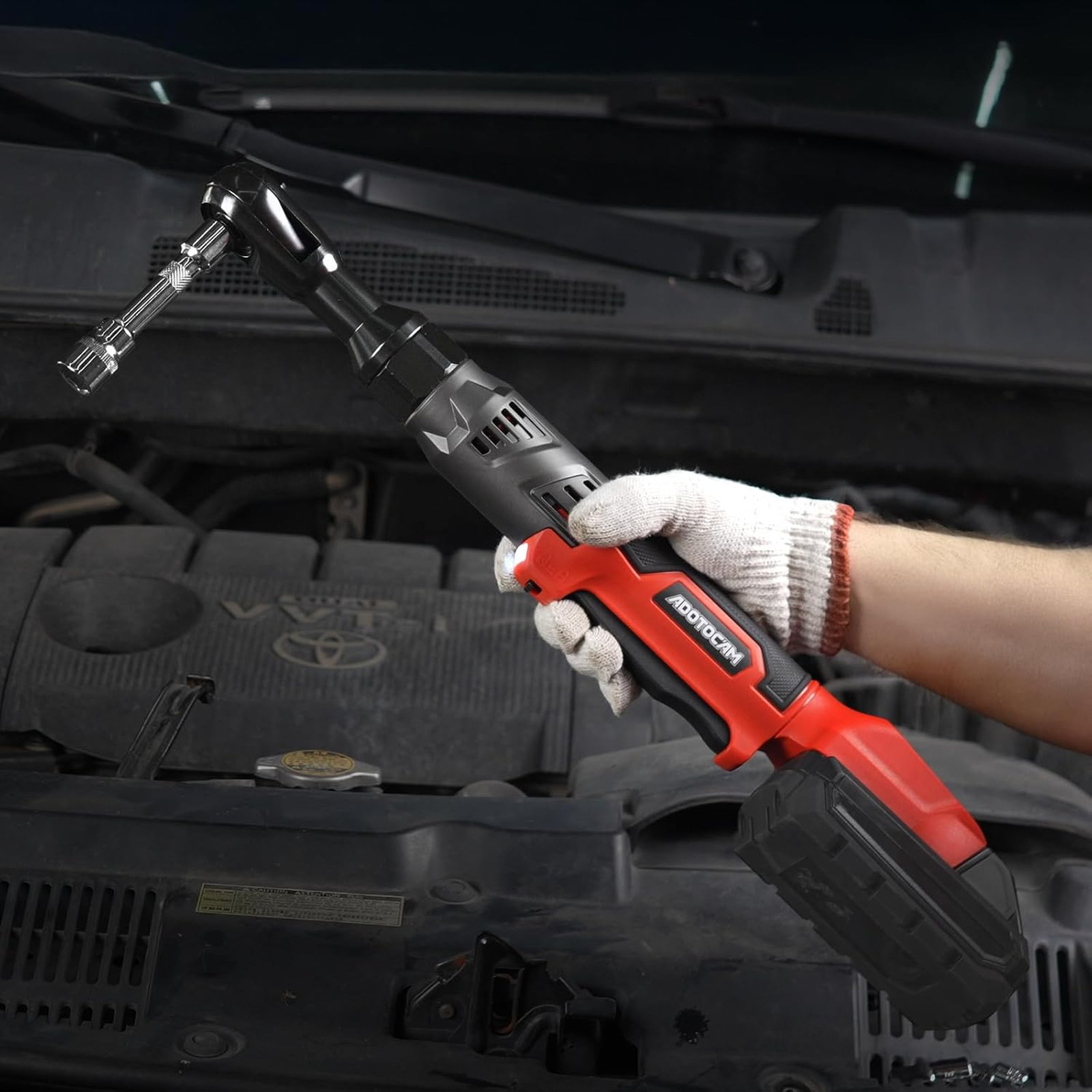 3/8″ Cordless Ratchet Wrench for Milwaukee 18V Battery(Tool