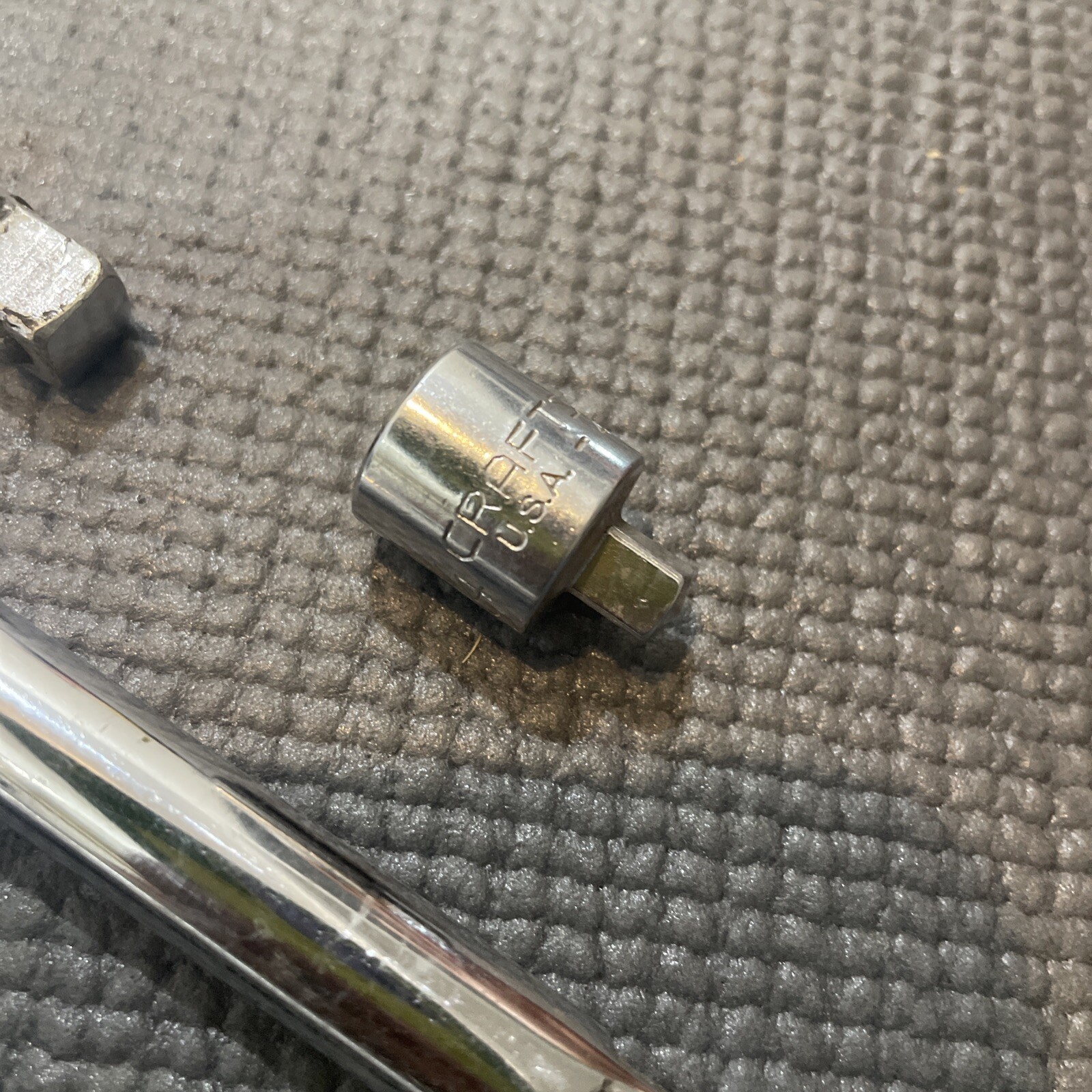 VINTAGE CRAFTSMAN ⅜” DRIVE EXTENSIONS 3,6,10” LONG AND ADAPTER 4256 MADE IN USA