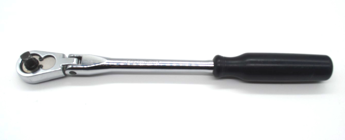 NOS SEARS Craftsman 12″ Flex Head Ratchet 3/8″ Drive Black Handle 44836 -VP- USA