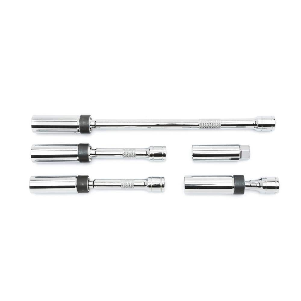 GEARWRENCH 3/8″ Drive 6-Point Magnetic Swivel Spark Plug Socket Set