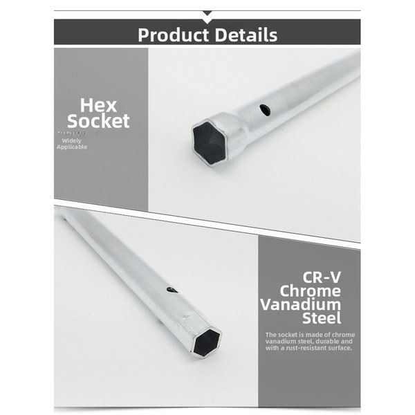 Ignition Socket Wrench 16mm 21mm with Extended Tube Length for CRV Repair
