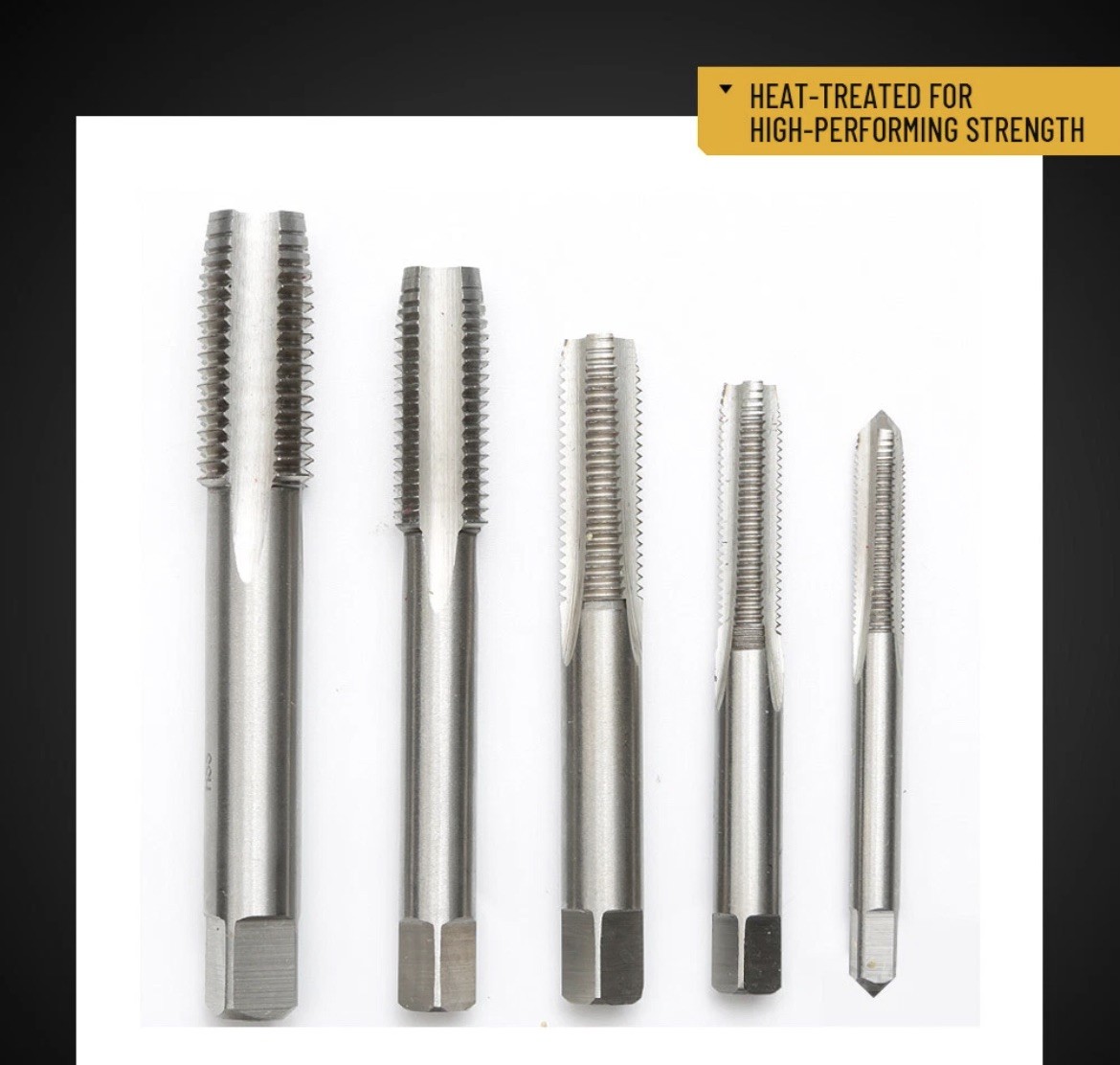 M5 M6 M8 M10 M12 Helicoil Thread Repair 131Pcs Set & Metric Rethreading Tool Kit