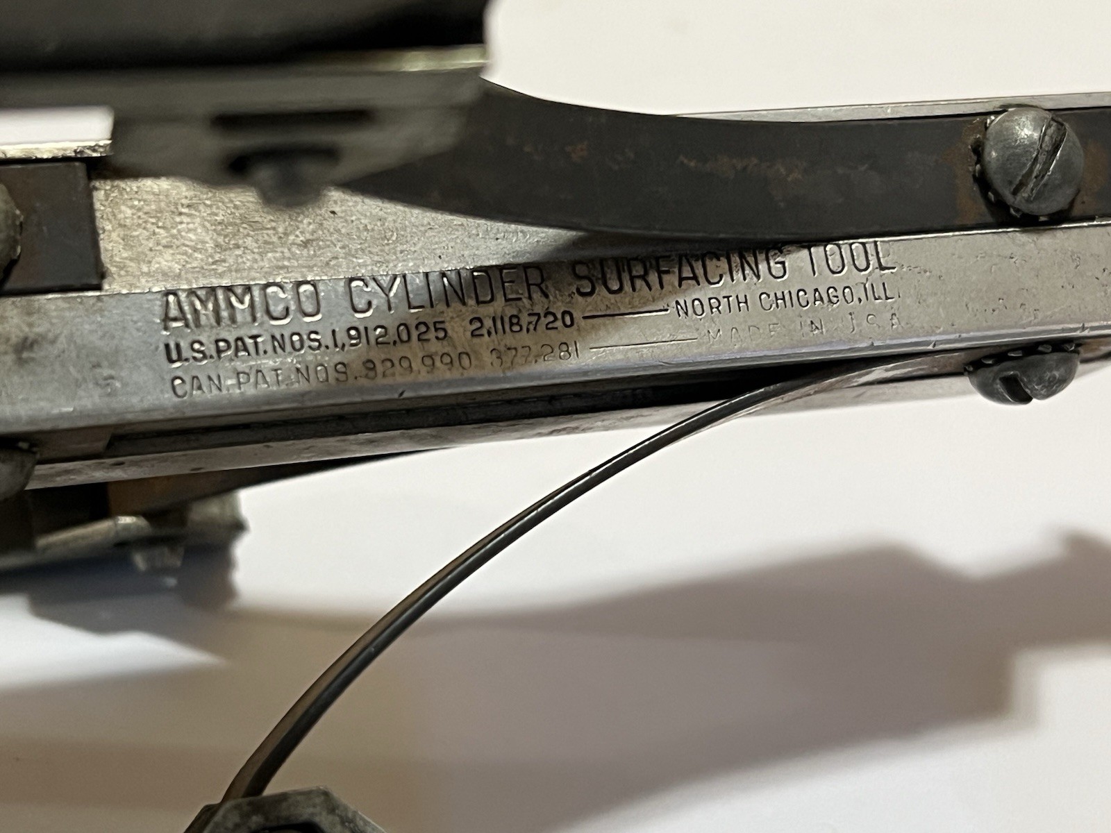 AMMCO Vintage Engine Cylinder Surfacing Tool Hone Grinder Set Spring Loaded USA