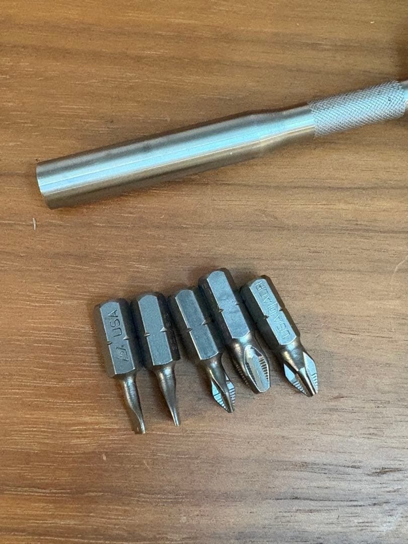 Snap-on SSDMR4B POWER BLUE Hard Handle Ratcheting Screwdriver w/Bits [Unused]