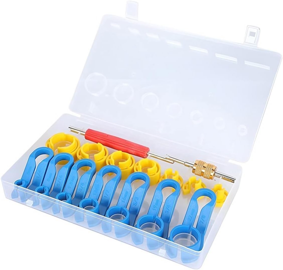 16-Piece Car AC Fuel Line Disconnect Set – Precision Tools for Easy Repairs