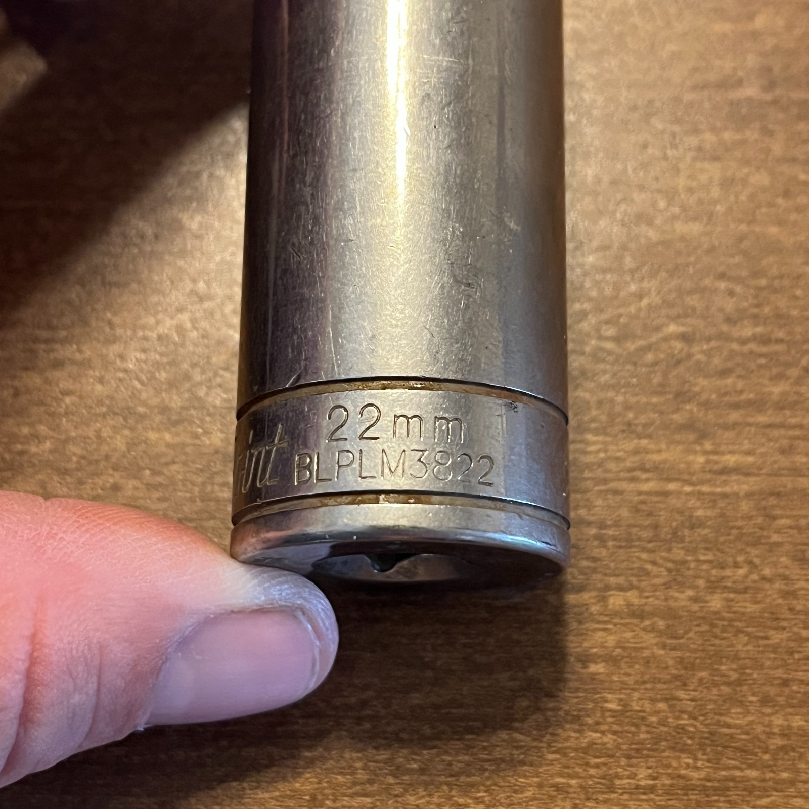 Blue Point Tools BLPLM3822 22mm Metric Deep Socket 3/8″ Drive 12 Pt USA