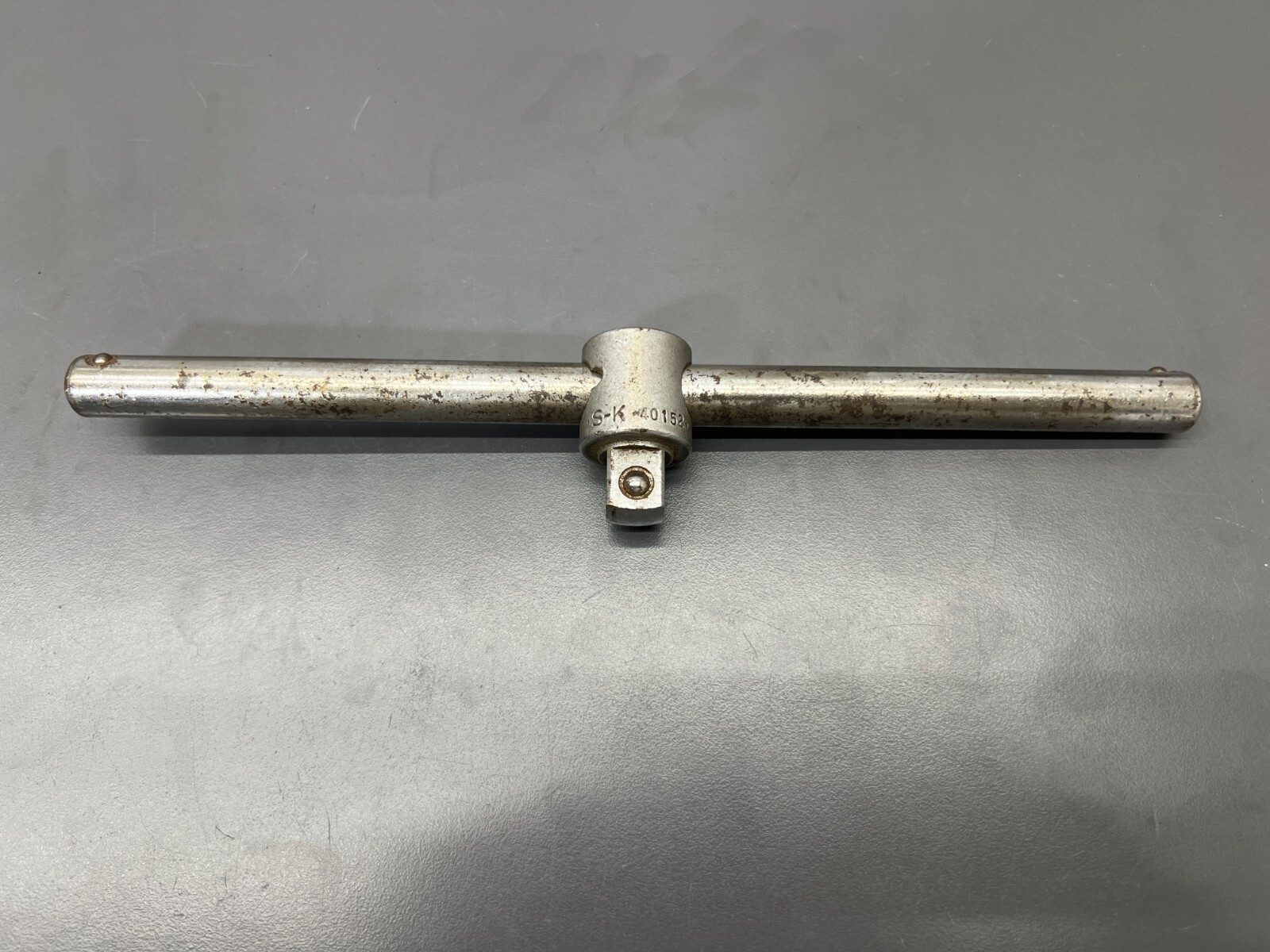 (N) VINTAGE SK S-K TOOLS 40152 1/2″ DRIVE SLIDING T HANDLE BREAKER BAR – USA