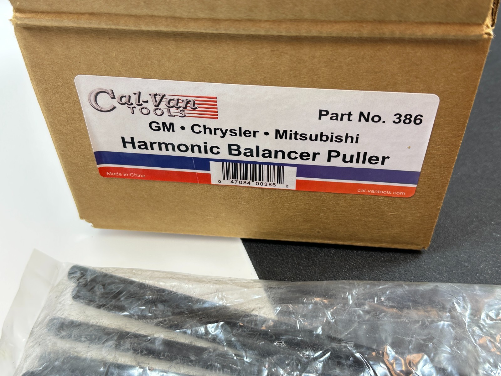 NEW Cal-Van Tools Model. 386 Harmonic Balancer Puller, 3-Jaw Puller GM/Chrysler