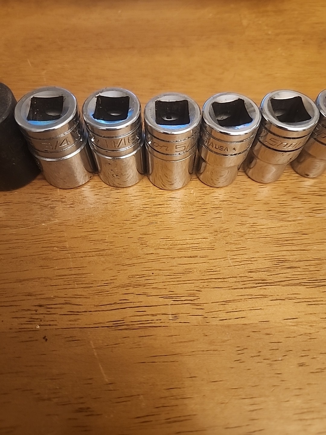 SNAP ON TOOLS 13PC 1/2″ DRIVE SAE 6 POINT SOCKET SET 1-1/8 TO 3/8