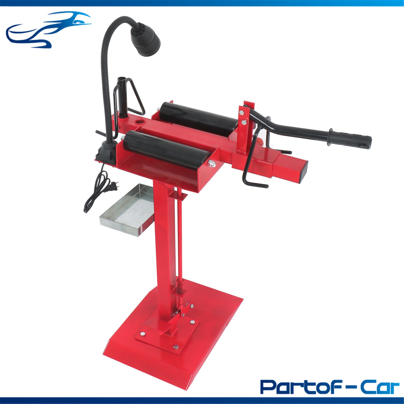 Heavy Duty Car Tire Spreader Tire Changer Repair Tires Tool w/LED Light Manual