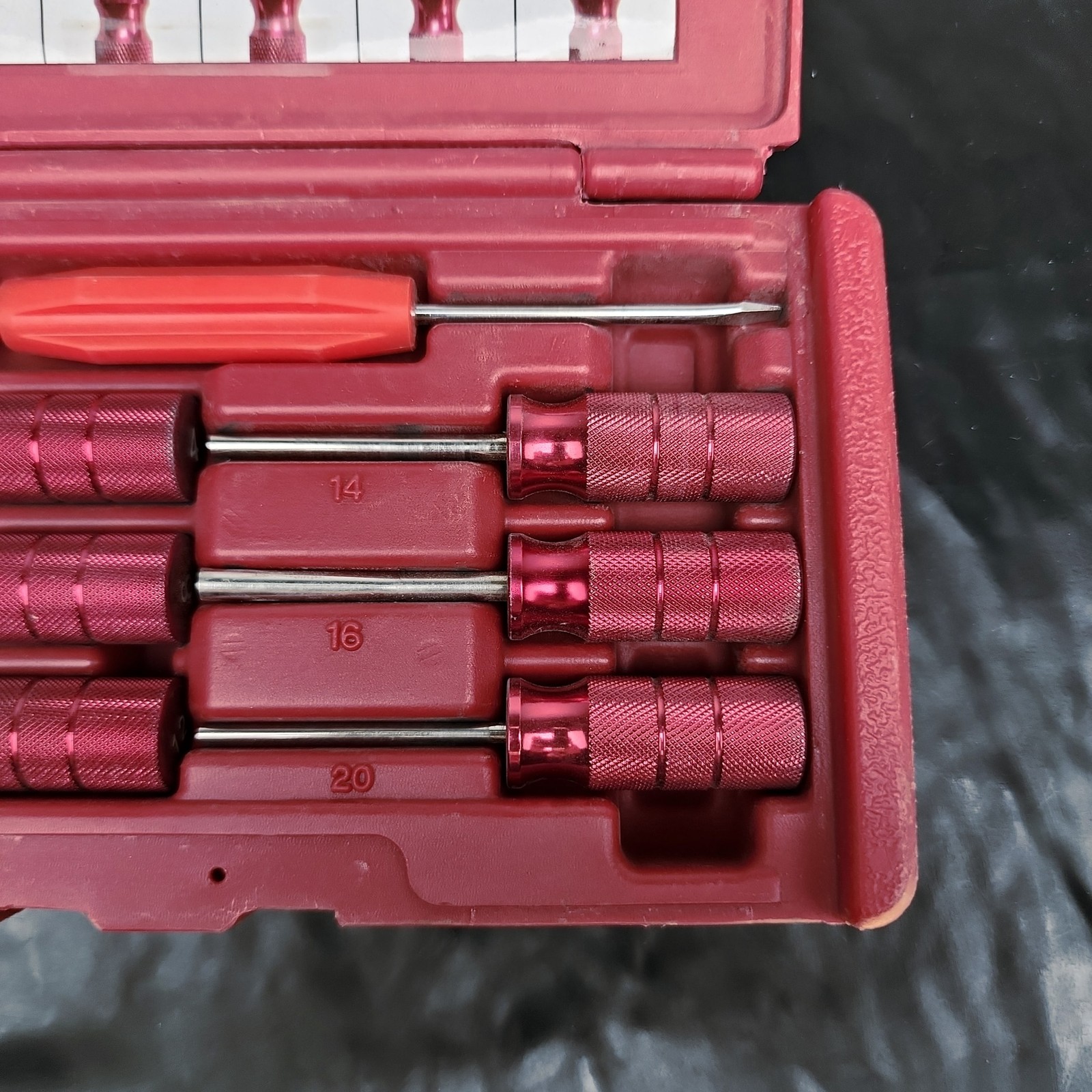 Mize USA 7Pc Deutsch Connector Terminal Pin Extractor Tool Kit 4-20 Gauge