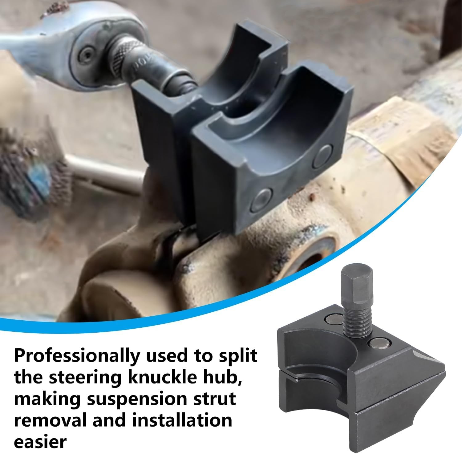 Universal Suspension Strut Spreader Tool – Split Hub Knuckle Separator
