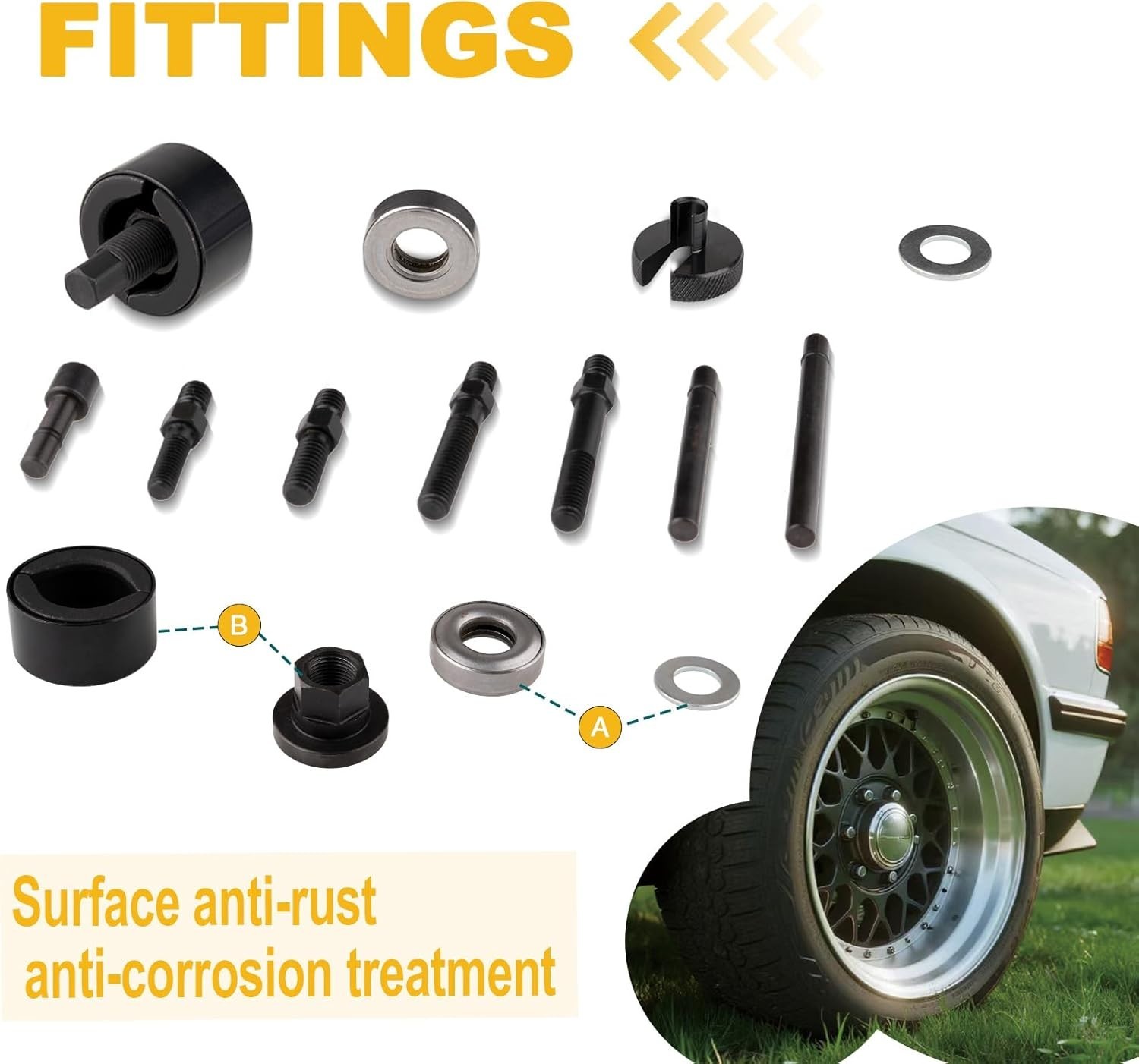 Effortless Power Steering Pump Pulley Removal Tool – Mechanics’ Essential Kit