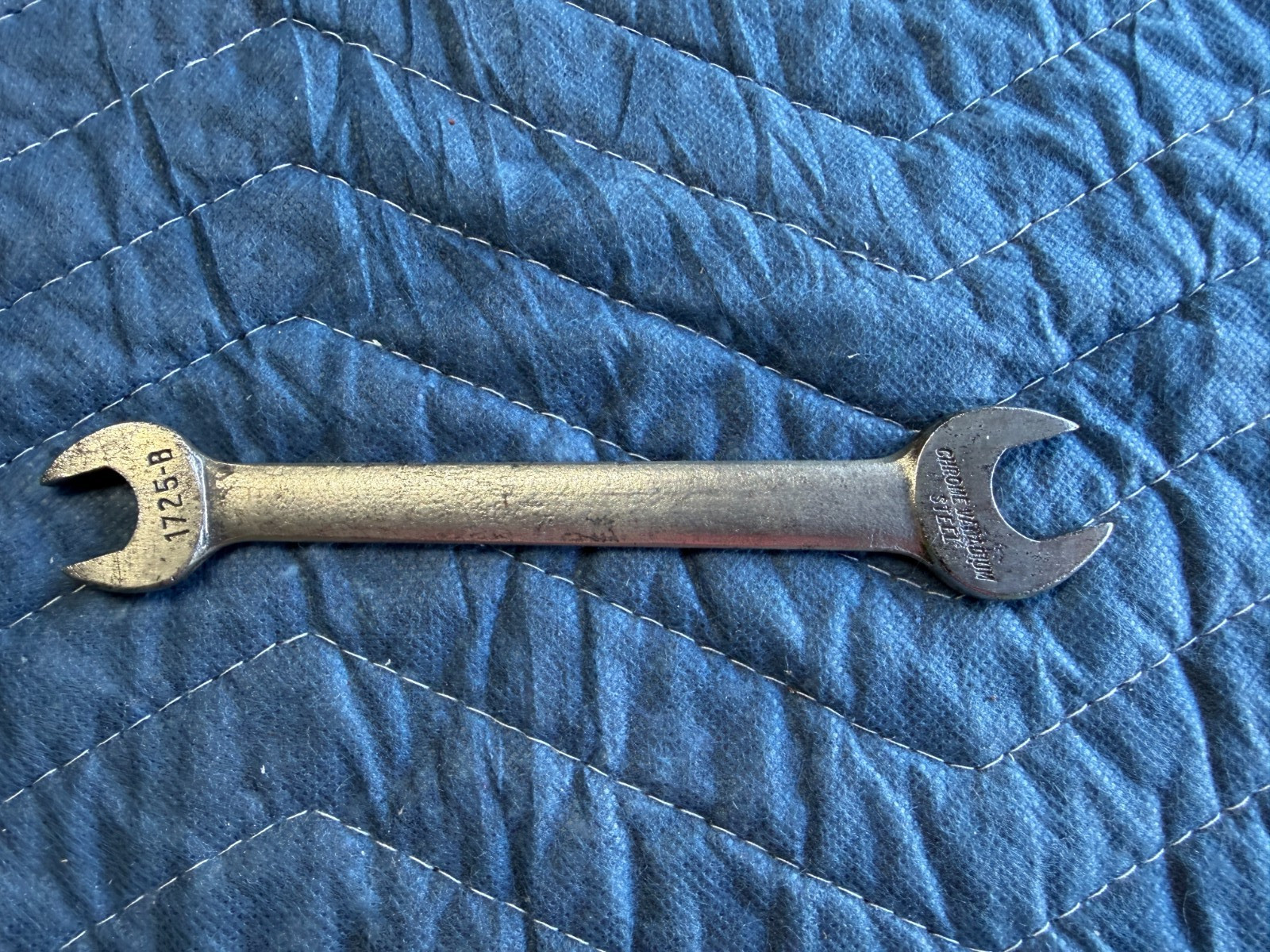 Vintage 1725-B Double Open-End Wrench (1/2″ x 9/16″) – Made in USA