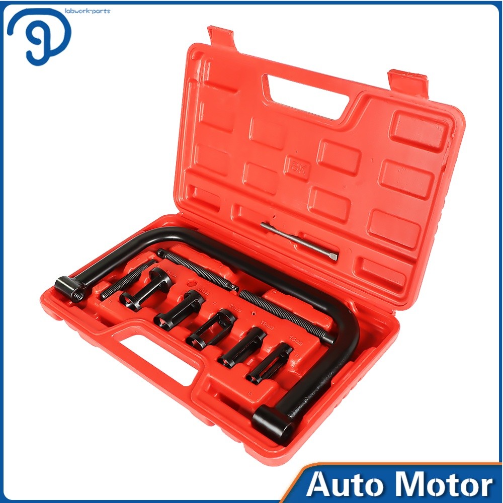 Valve Spring Removal Tool Set with C Clamp for ATV Motorcycle Car Small Engines
