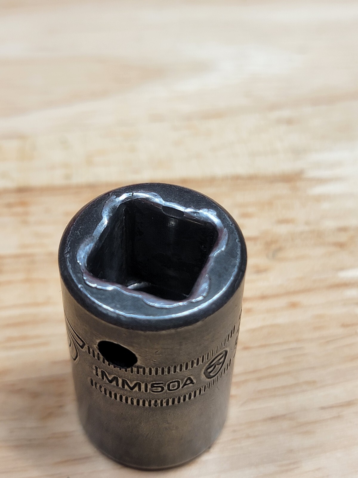 Snap-on Tools IMM150A 15mm 1/2″ Drive 6-Point Shallow Impact Socket