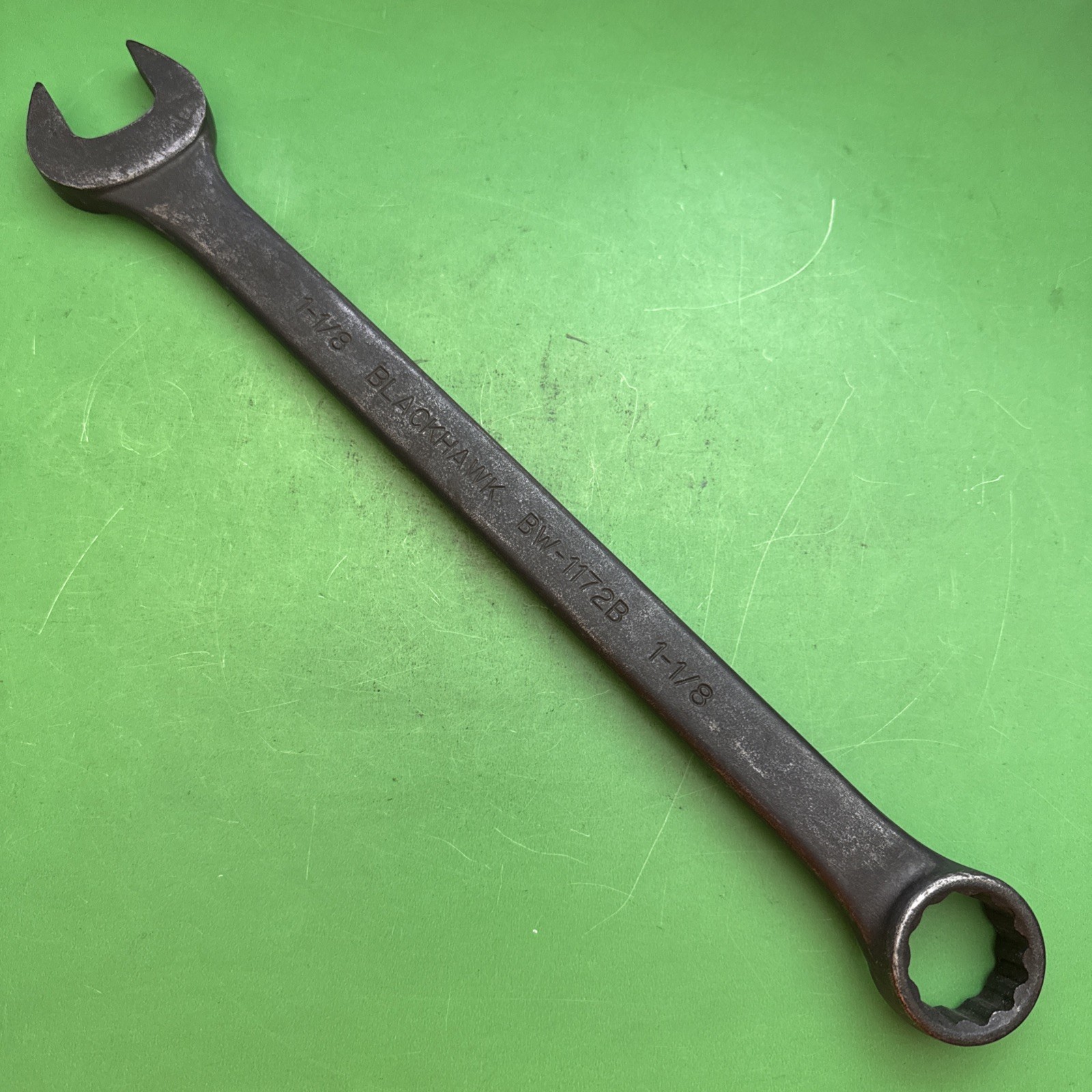 Blackhawk USA 12 Point SAE 1-1/8″ Industrial Finish Combination Wrench BW-1172B