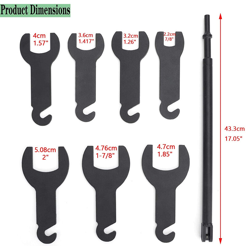 New Pneumatic Fan Clutch Wrench Removal Tool Kit 43300 for Ford/GM/Chrysler/Jeep