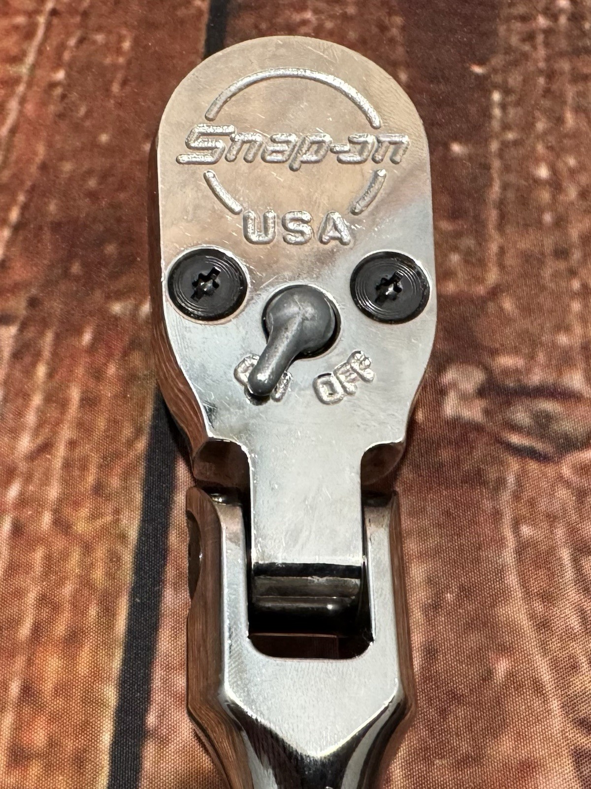 Snap-On SHLF80A 1/2in. Drive Dual80 Soft Grip Long Handle Flex-Head Ratchet