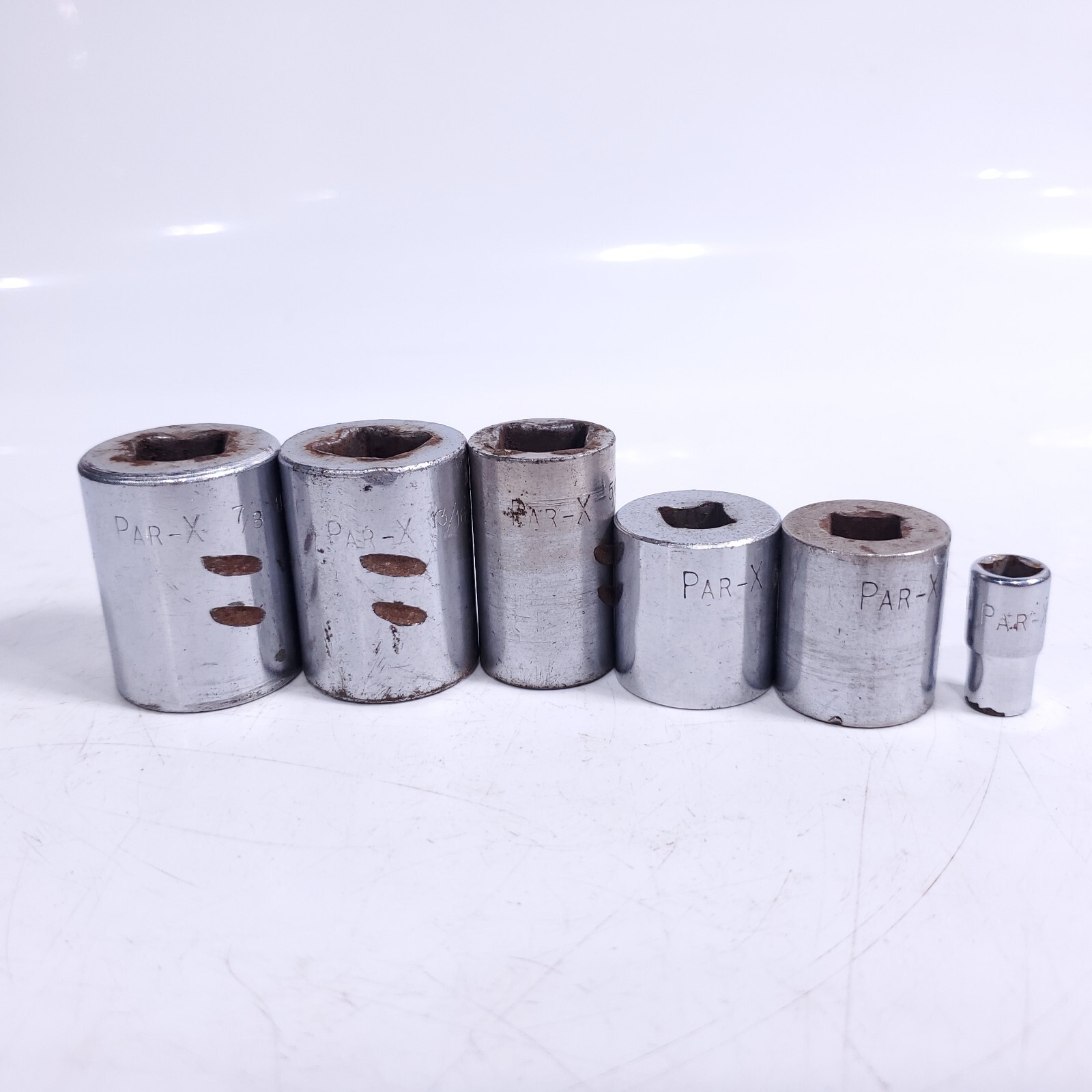Mixed Lot 6 pcs. Par-X Shallow Sockets SAE UH281 UH261 UH201 UH 220 UH8
