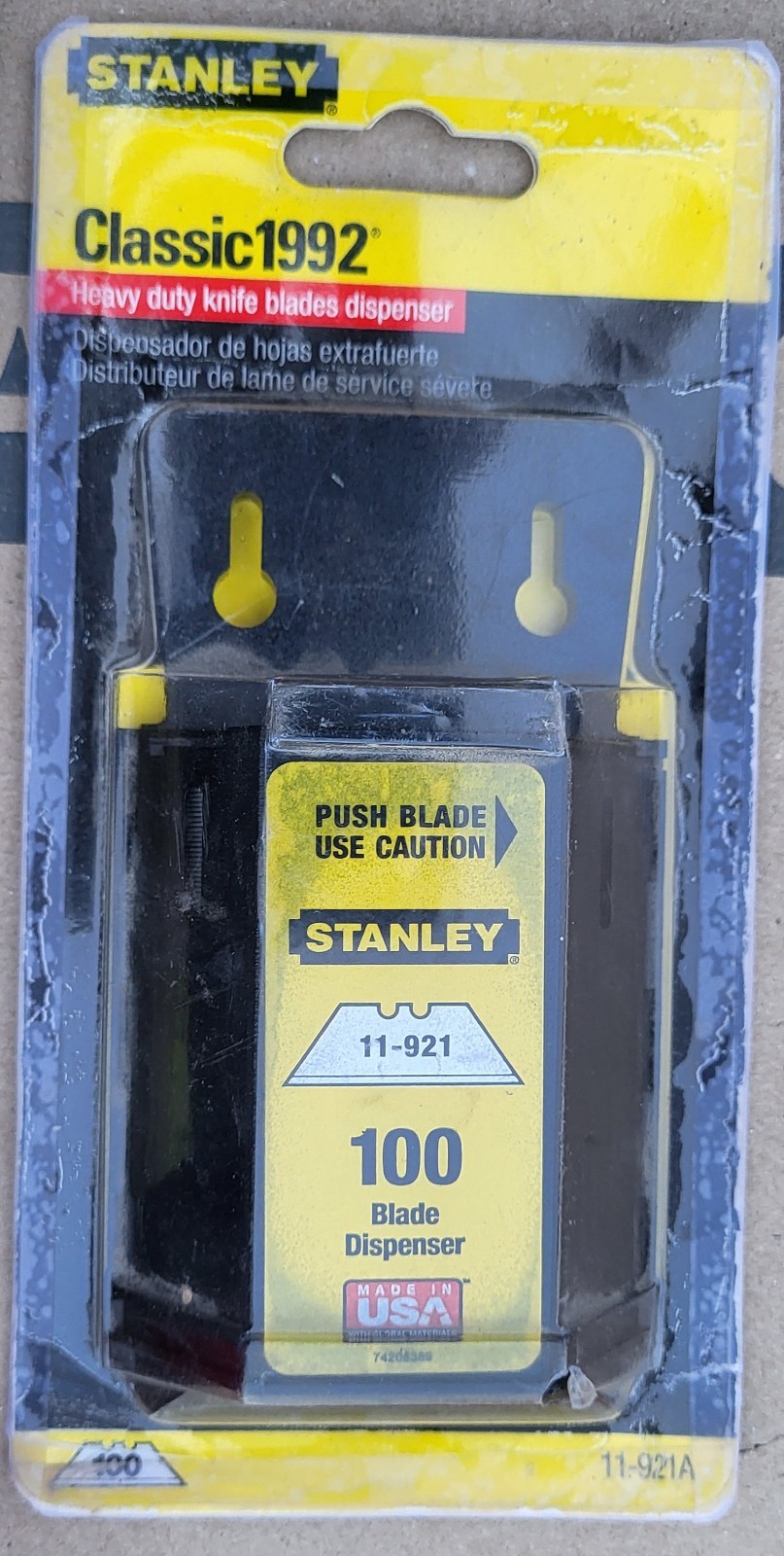 Mac Extra Long Utility Knife 18″ Stanley Blades 100 Pack USA