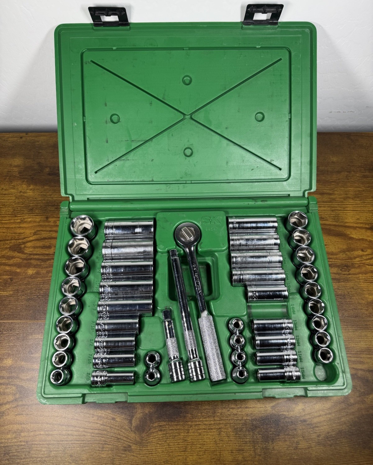 SK Tools S-K USA 94547 Standard & Metric 3/8″ Drive 45pc (Read Description)