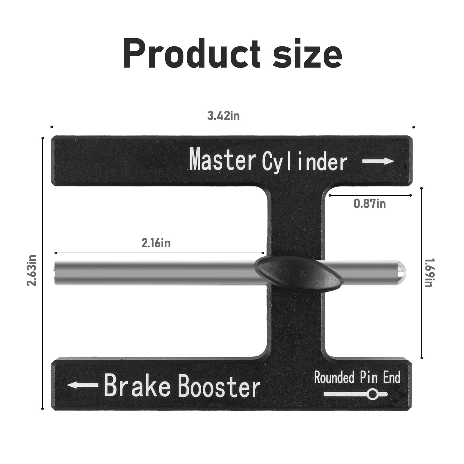 Brake Booster Adjustment Tool Brake Pedal Depressor Tool Brake Booster Push R…