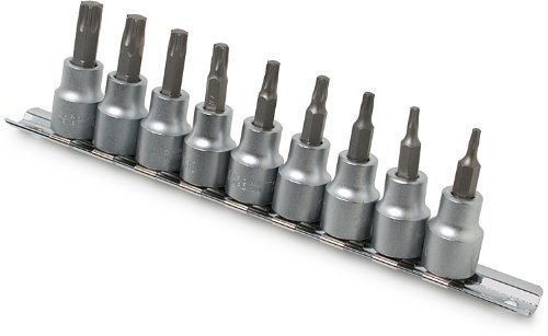 Titan 16129 Star Socket Bit Set – 9 Piece