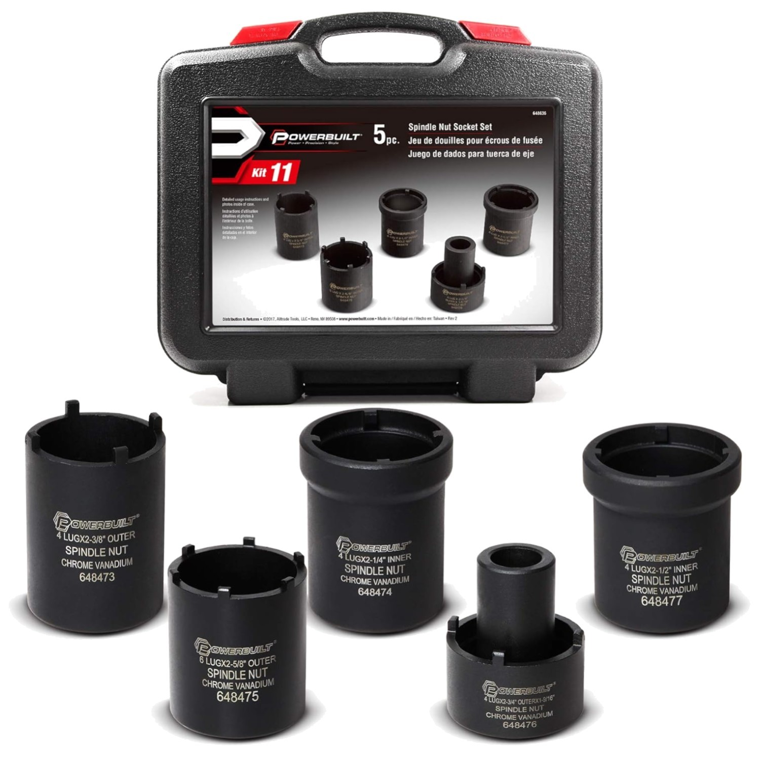 Complete Spindle Nut Socket Solution