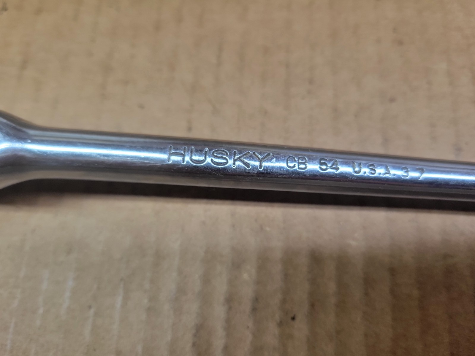 Husky USA 10-1/2″ 3/8″ Drive Long Handle Flex Head Ratchet No CB54