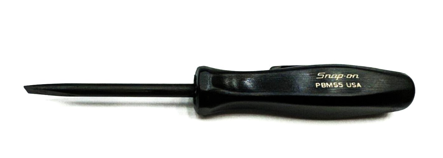 *NEW* Snap-On POCKET PRY BAR SET *BLACK HARD HANDLES* PBMS5 & PBMB5 ~ NEW!