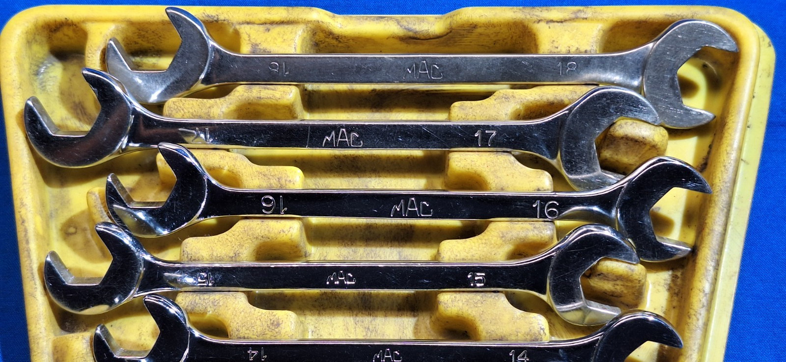 Mac Tools 7 piece Metric 4 way angle wrench set 18mm-12mm SDAM7PT