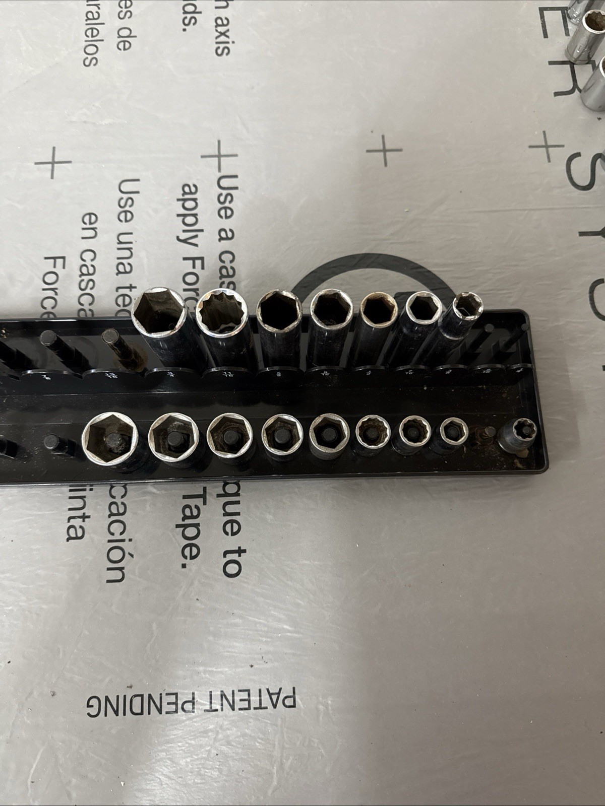 3/8th Drive Socket Set SAE Shallow & Deep Set of 16