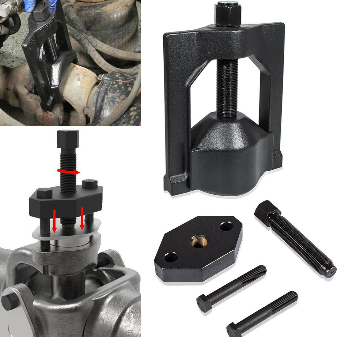 10102 U-Joint Puller and 5192 Bearing Cup Tool for Class 6-8 Truck Heavy Duty