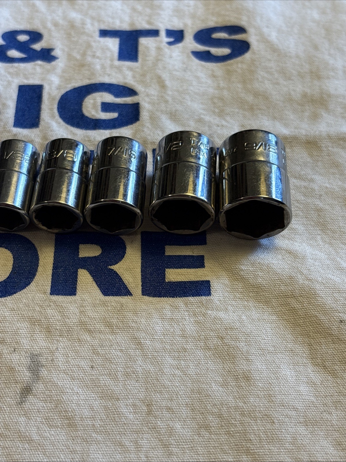 Snap-on Tools USA 1/4″ Drive 10pc SAE Shallow 6pt Chrome Socket Set 110TMY