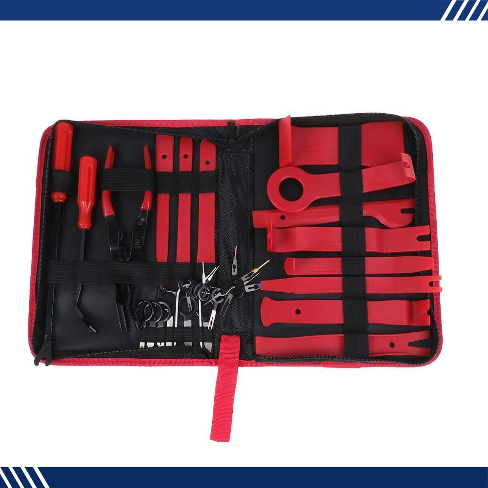 Trim Dash Kit Tool Removal Pry Set 31 Piece Dashboard Release Keys Plastic Case