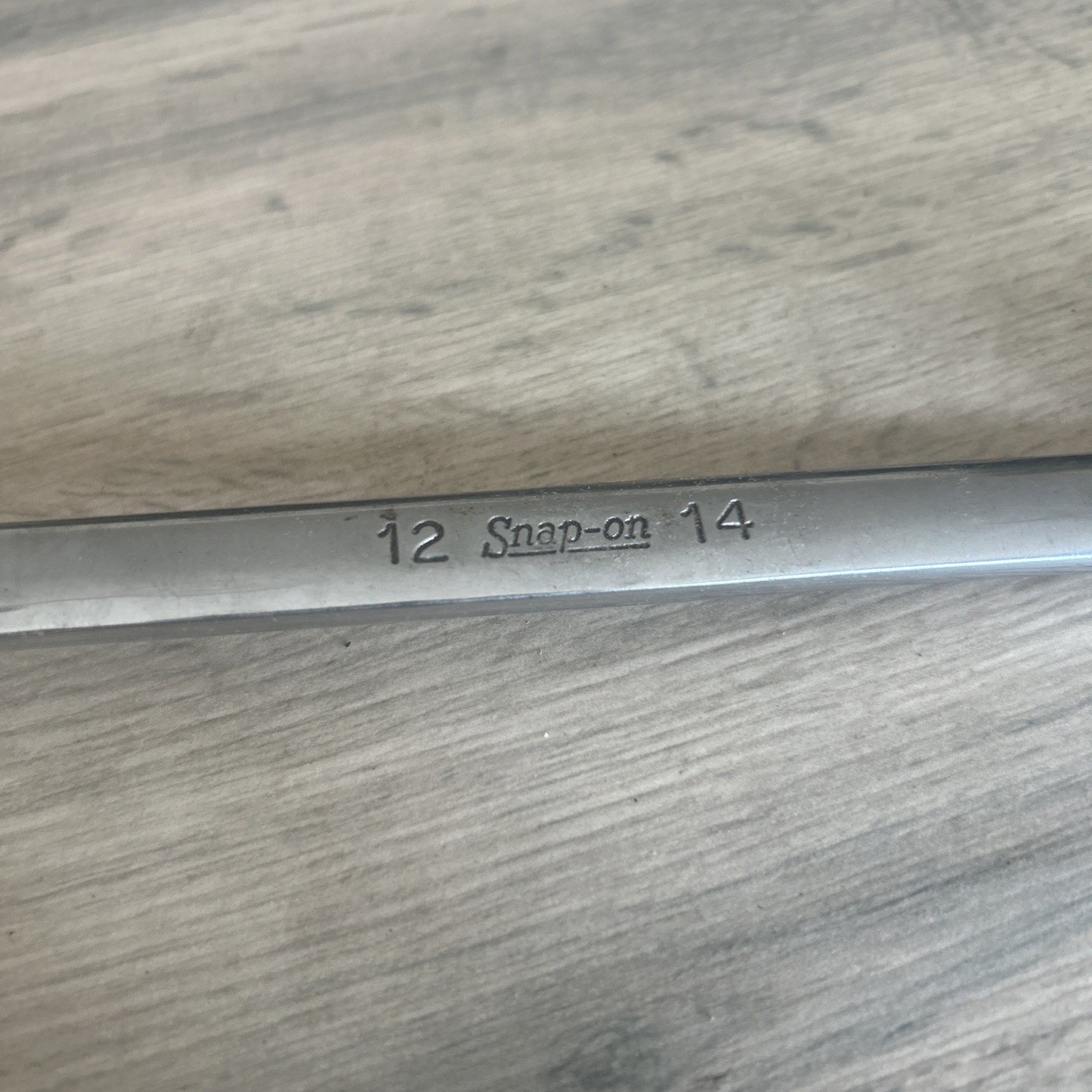 Snap-on XOM1214 12–14 mm 12pt Flank Drive 60° Deep Offset Box Wrench Spanner